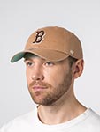 Бейсболка 47 BRAND арт. BCWS-DBLUN02GWS-QL04 Boston Red Sox MLB (бежевый)
